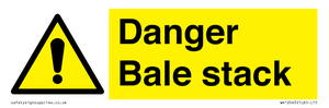 Danger Bale stack